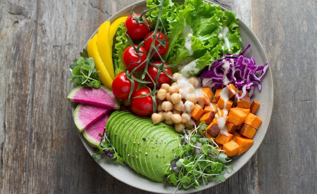 Healthy salad bowl