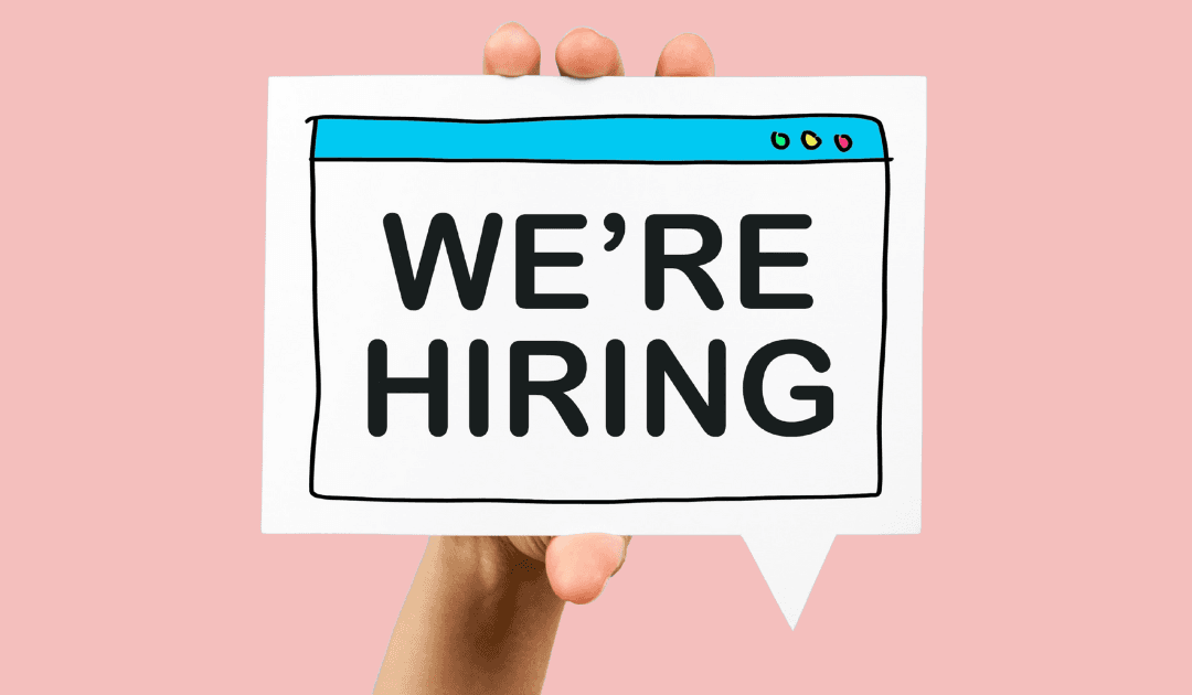 Hiring sign\