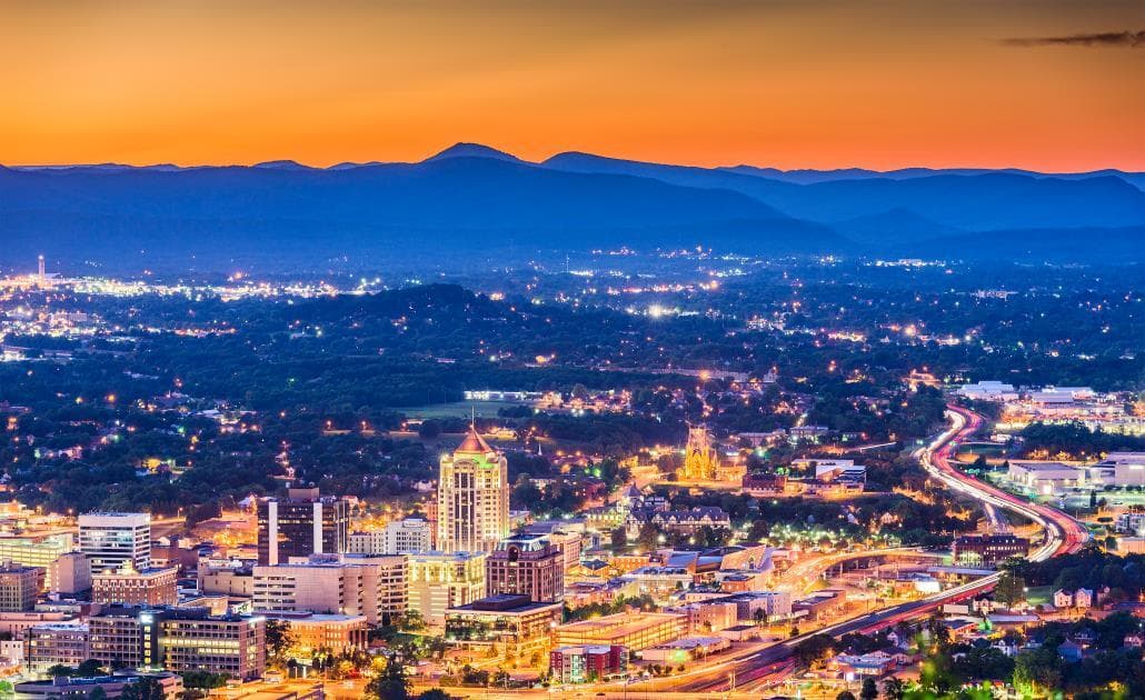 Roanoke skyline