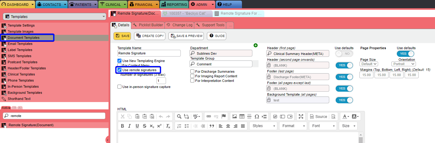 Step 1: Set up a document to receive a remote signature