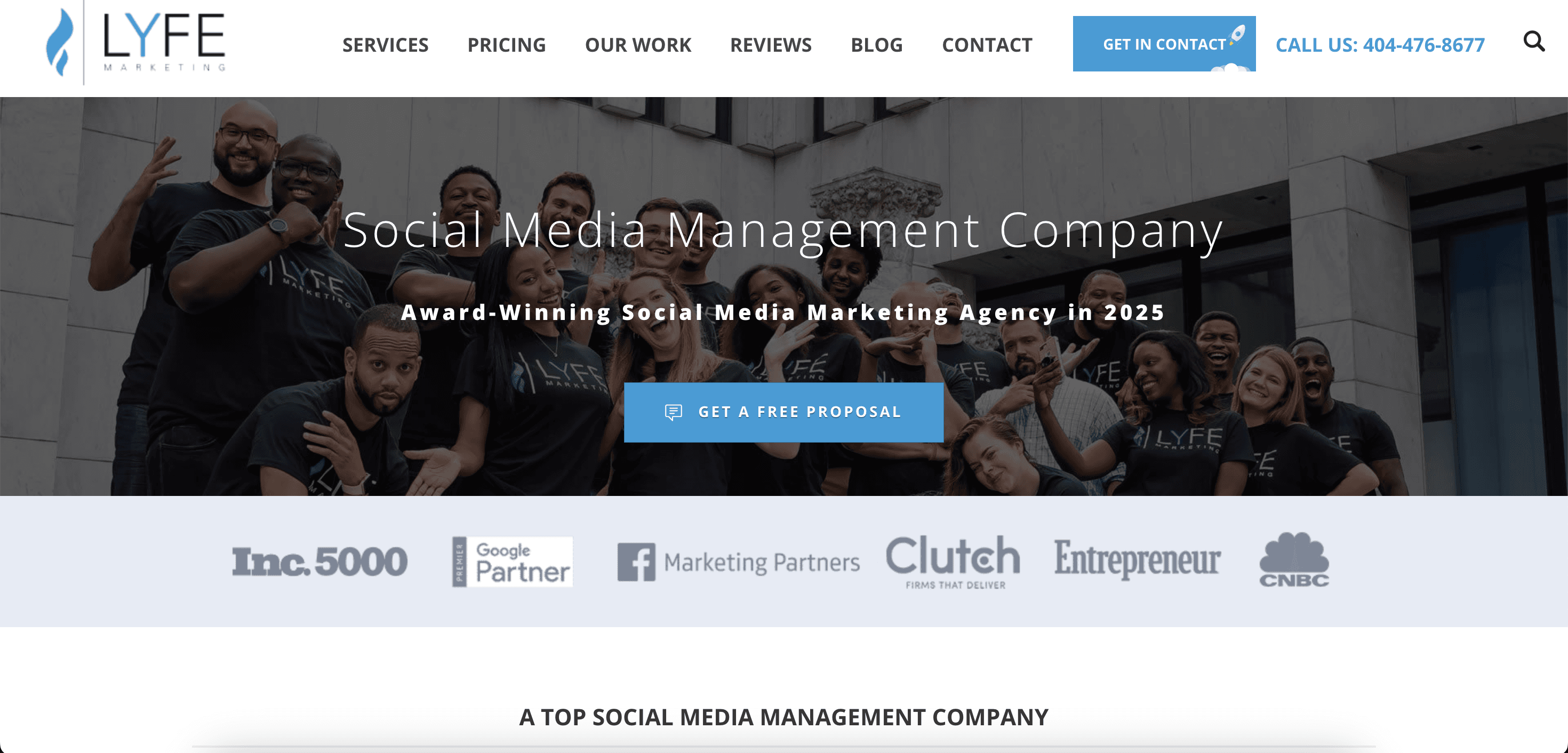 LYFE Marketing - Top Social Media Management Agencies