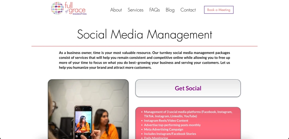 Full of Grace Marketing - Top Social Media Management Agencies