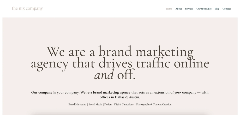 The Nix Company - Top Social Media Management Agencies