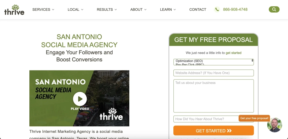 Thrive Agency - Top Social Media Management Agencies