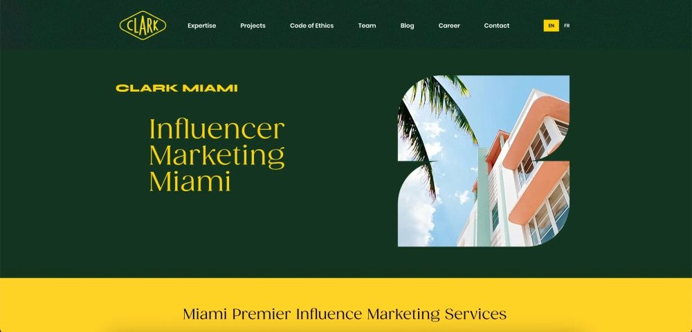 Clark Influence - Top TikTok Agencies in Miami