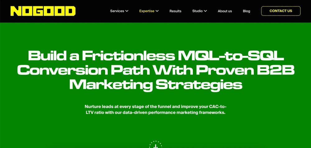 No Good - Top B2B Advertising Agencies