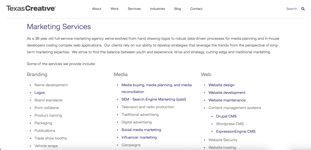 Texas Creative - Top Creative Social Media Agencies