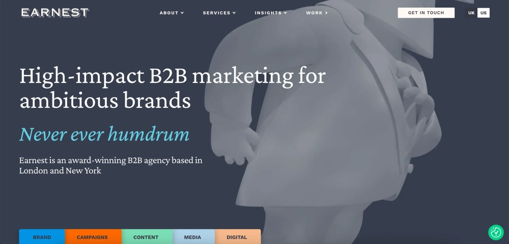 Earnest Top B2B Digital Marketing Agencies