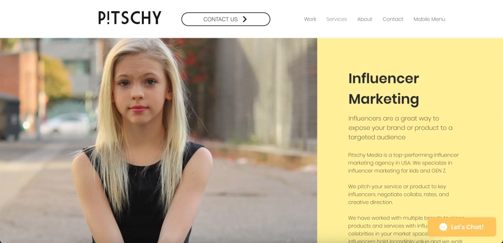 Pitschy - Top Influencer Marketing Social Agencies