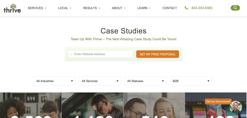 Thrive Agency - Top B2B Advertising Agencies