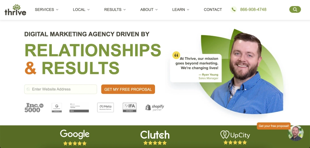 Thrive Internet Marketing Agency Top Social & PR Agencies