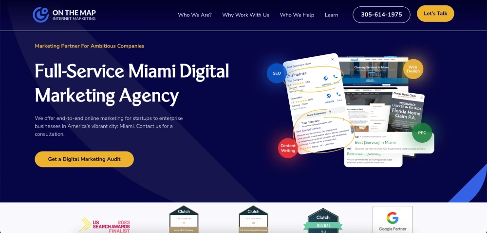 On The Map - Top Digital Marketing Agencies for Small Businesses