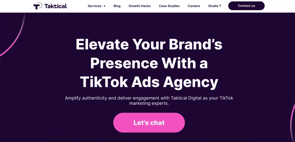 Taktical Top TikTok Ads Agencies