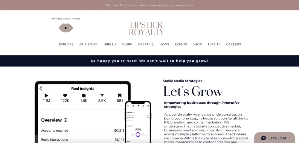 The Lipstick Royalty Agency - Top TikTok Agencies in Miami