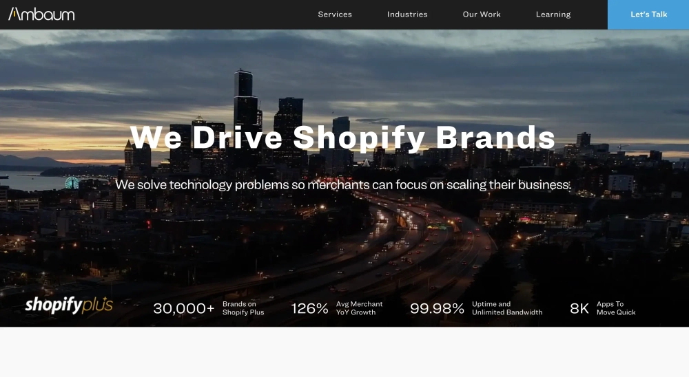 Ambaum Top Shopify Plus Agencies
