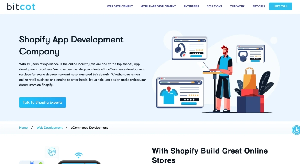 Bitcot Top Shopify App Development Agencies