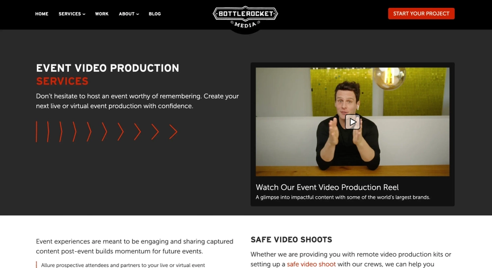 Bottle Rocket Media Top Event Video Production Companies