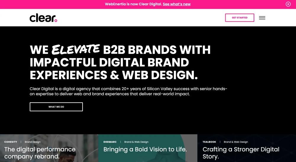 Clear Digital Top B2B Performance Marketing Agencies