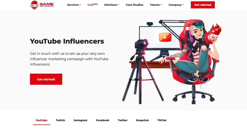 GameInfluencer Top YouTube Influencer Marketing Agencies