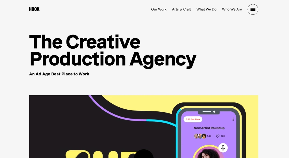 Hook Top Creative Production Agencies