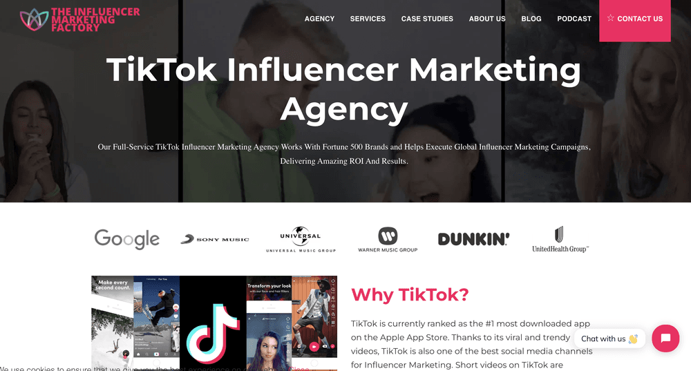 Influencer Marketing Factory Top TikTok Influencer Agencies
