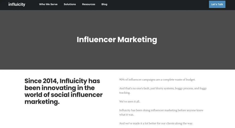 Influicity Top Influencer Marketing Social Agencies