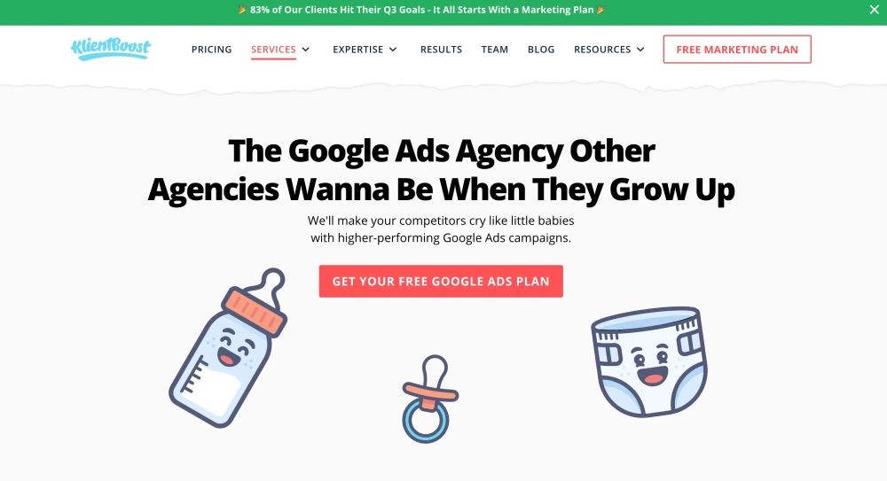 Klient Boost Google Ads Agencies for B2B Brands
