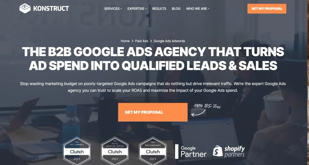 Konstruct Google Ads Agencies for B2B Brands