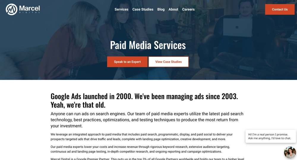 Marcel Digital Top Paid Media Agencies