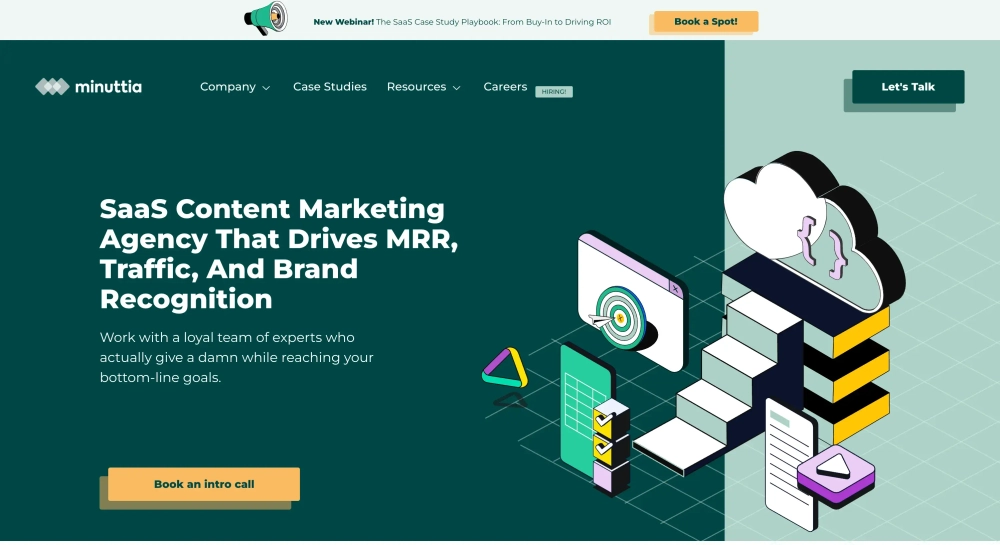 Minuttia Top SaaS & B2B Content Marketing Agencies