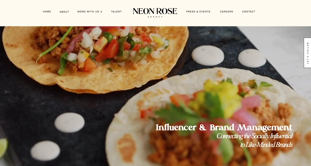 Neon Rose Agency Top Influencer Talent Agencies