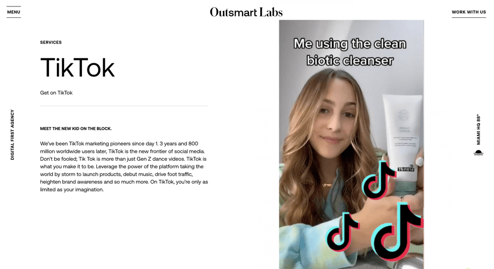 Outsmart Labs Top TikTok Content Agencies