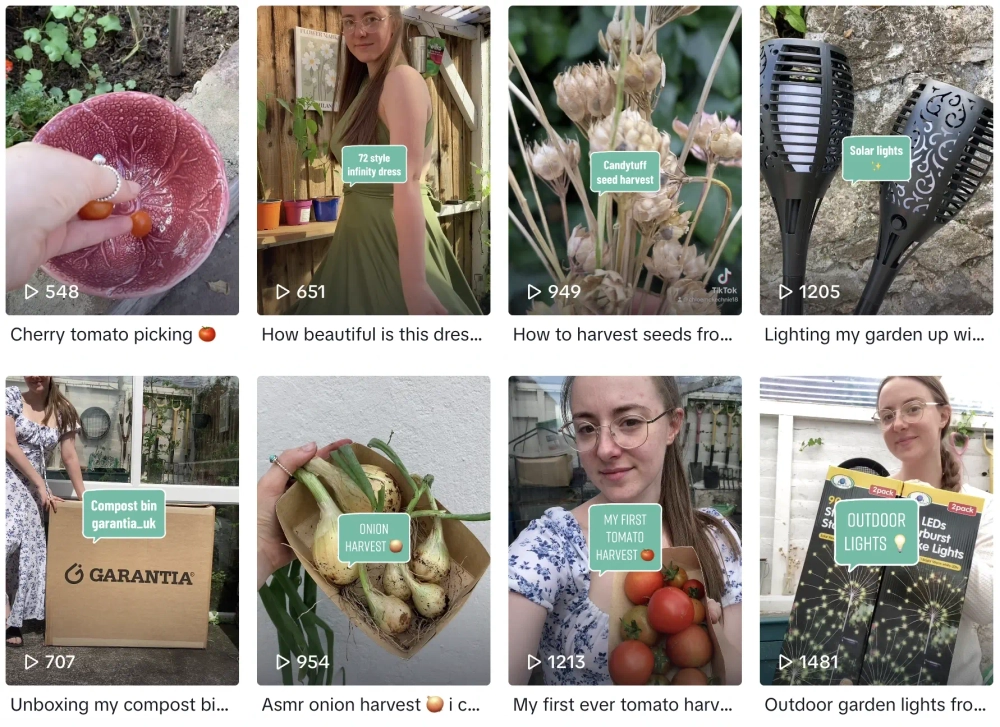 Chloe Top TikTok Gardening Influencers