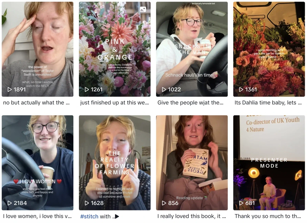 Roisin Top TikTok Gardening Influencers