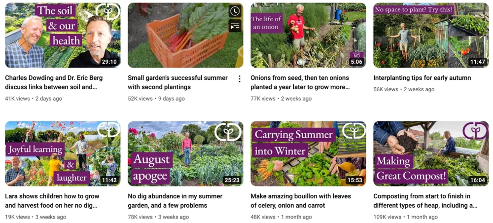 Charles Dowding Top YouTube Gardening Influencers