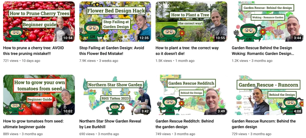 Lee Burkhill Top YouTube Gardening Influencers
