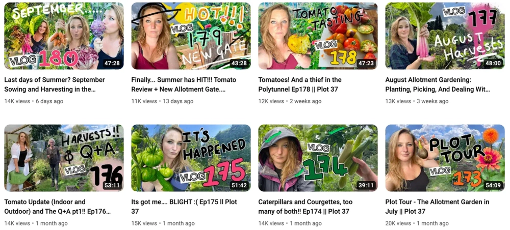 Jessie Sheffield Top YouTube Gardening Influencers