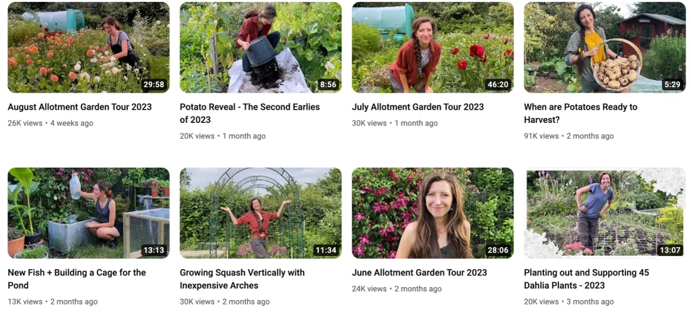 Katrina Top YouTube Gardening Influencers