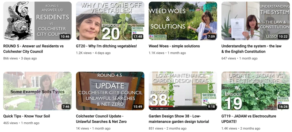 Rachel Mathews Top YouTube Gardening Influencers