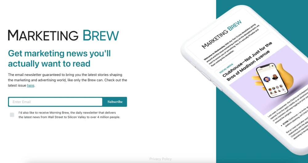 Marketing Brew Top 13 Marketing Newsletters to Subscribe to in 2023