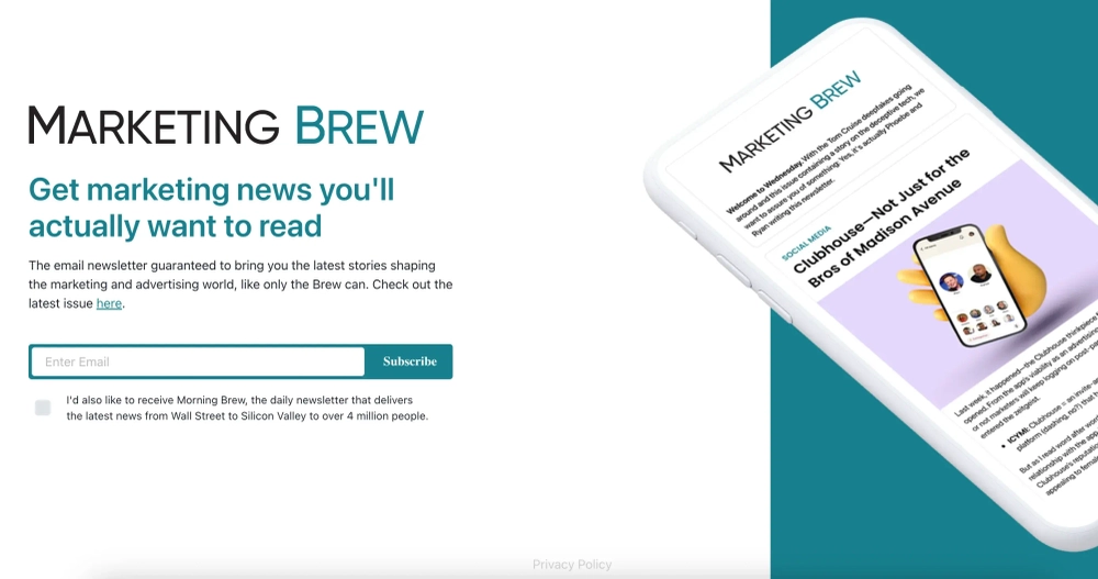 Marketing Brew Top 13 Marketing Newsletters to Subscribe to in 2023