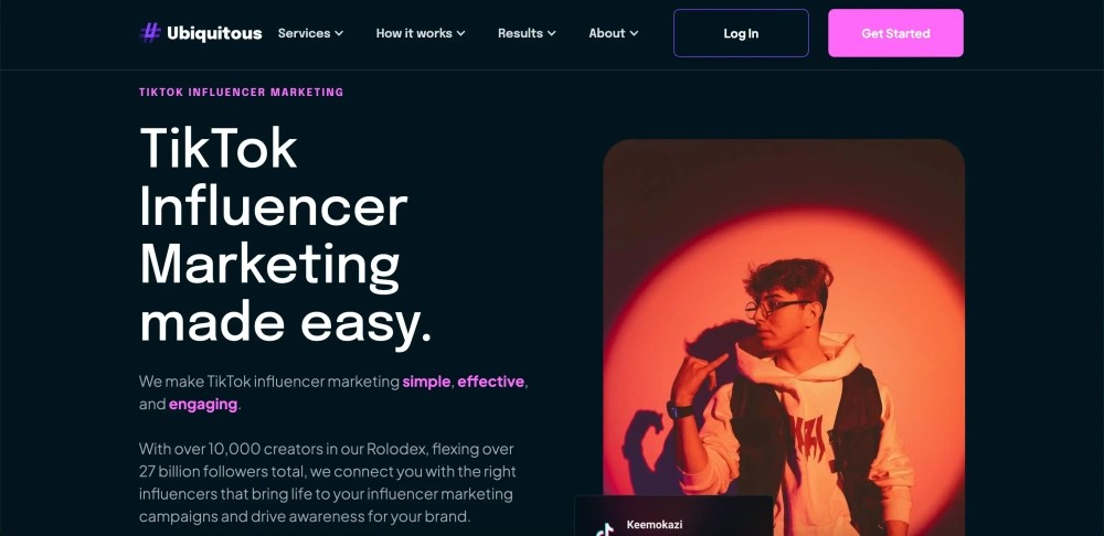 Ubiquitous Top TikTok Influencer Marketing Agencies