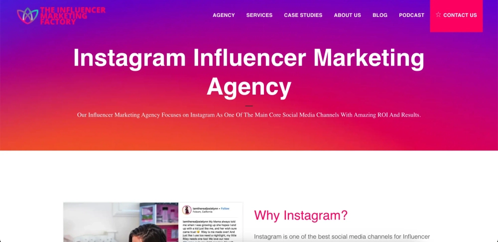Influencer Marketing Factory Top Instagram Influencer Marketing Agencies