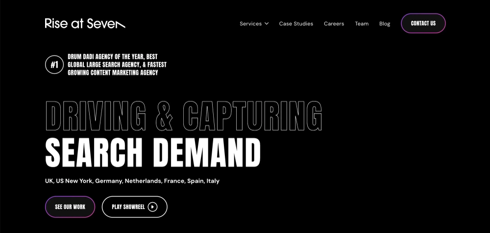 Rise at Seven - Creative Search Agency