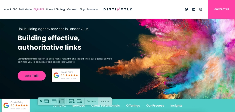 Distinctly Top Link Building SEO Agencies