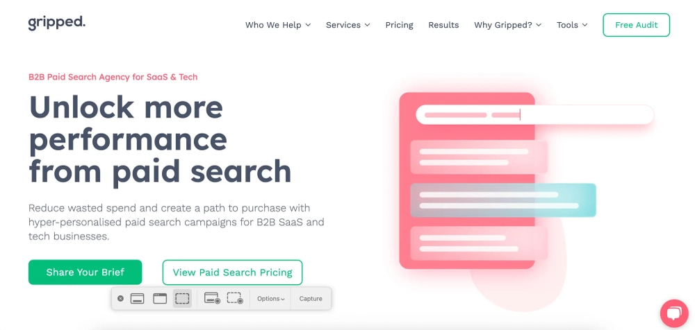 Gripped Top SaaS PPC Agencies