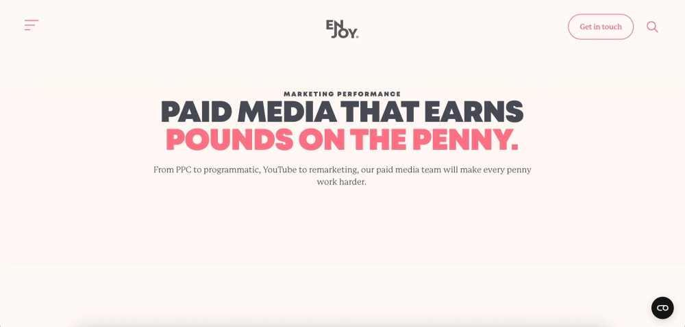 Enjoy Digital Top Paid Media Agencies