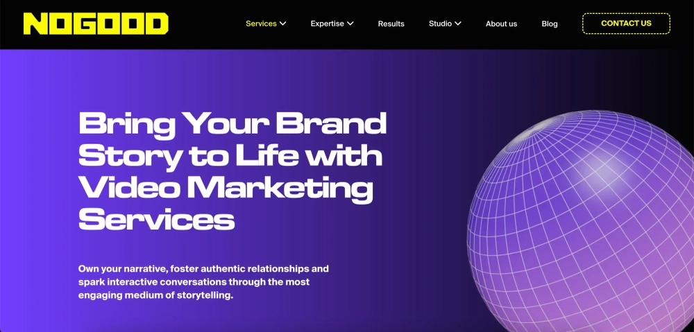 Video Marketing Agency for Startups - NoGood