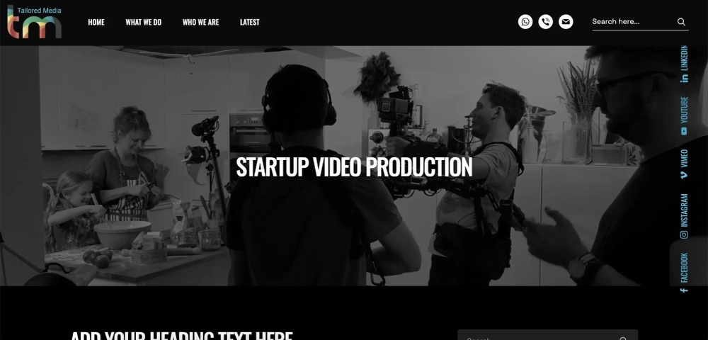 Videos for Startups by Tailored Media in London