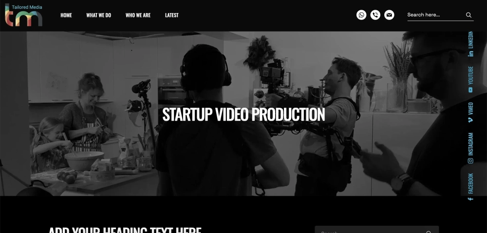 Videos for Startups by Tailored Media in London